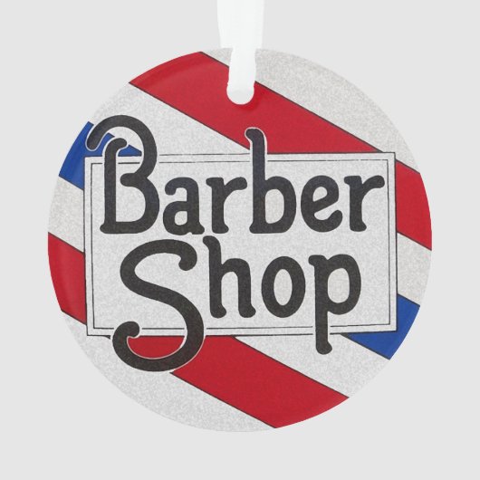 Barbershop Ornament (achterkant)