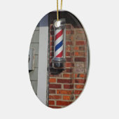 Barbershop-poolvector Keramisch Ornament (Links)