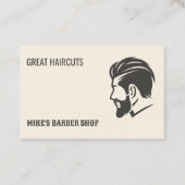 Barbershop QR Barber Visitekaartje (Voorkant)