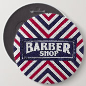 Barbershop Ronde Button 6,0 Cm (Voorkant /achterkant)