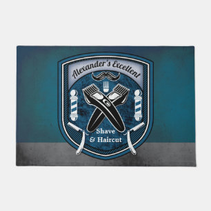 Barbershop Shave & Haircut Entrance Deuren Mat