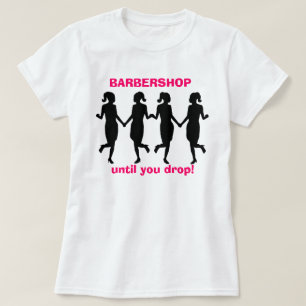 Barbershop tot je valt t-shirt