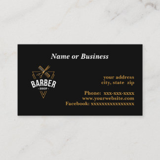 Barbershop Visitekaartje