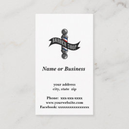 Barbershop Visitekaartje