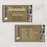 Barbershop Visitekaartje-Barberpool, clippers com