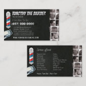 Barbershop Visitekaartje-Barberpool, clippers Visitekaartje (Voorkant / Achterkant)