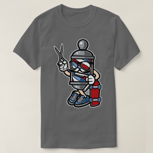 BarberSkater T T-shirt (Design voorkant)