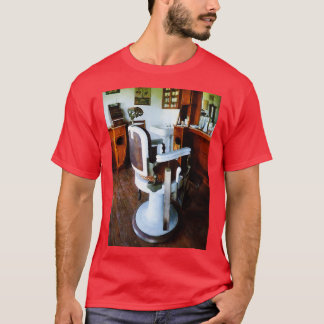 Barberstoel en kasregister t-shirt