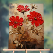 Barberton Daisy - Impasto Floral Acryl Bord (Neutraal)