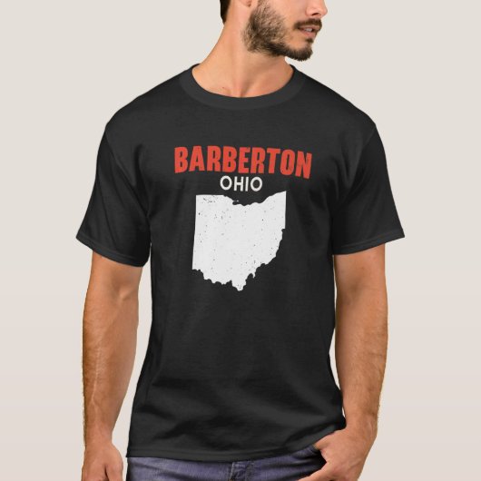 BARBERTON Ohio USA T-shirt (Voorkant)