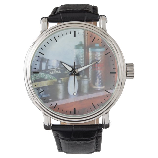 Barbervoorraad Horloge (Voorkant)