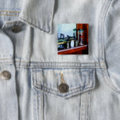 Barbervoorraad Vierkante Button 5,1 Cm (In situ)