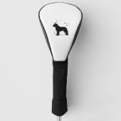 Barbet Dog - Halloween Moon Silhouette Oversized T Golfheadcover (Voorkant)