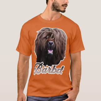 Barbet hondenkop t-shirt