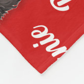 Barbet Hondennaam Patroon Kerstmis Fleece Deken (Hoek)