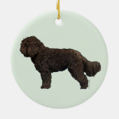 Barbet Sieraad Keramisch Ornament (Achterkant)