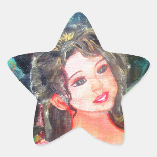 Barbie Ster Sticker