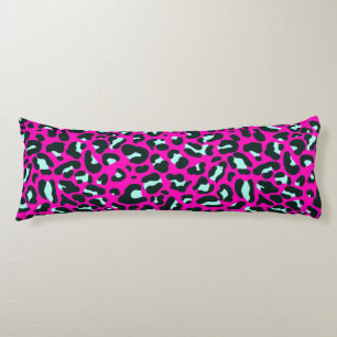 Barbiecore Pink Cheetah Leopard Animal Print   Lichaamskussen