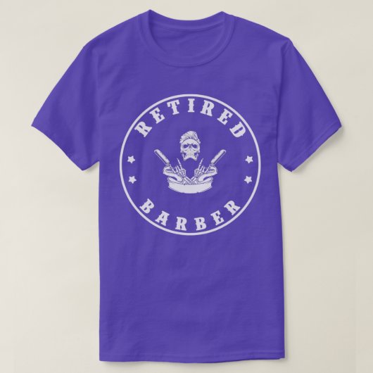 Barbier à la retraite TShirt (Design devant)