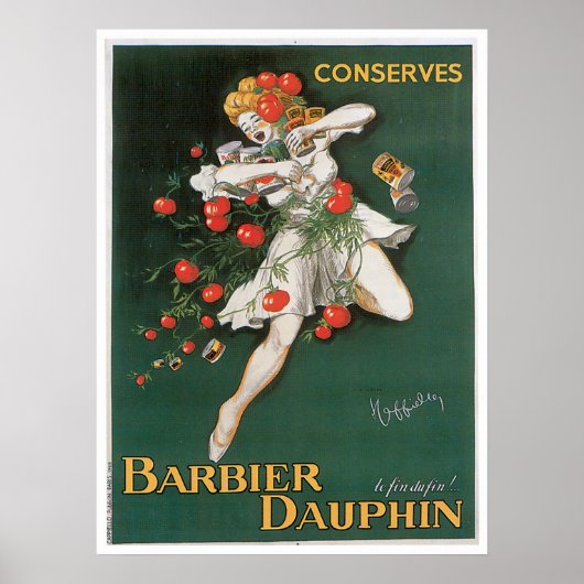 Barbier Dauphin beschermt voedselkunst Poster (Voorkant)