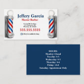 Barbier et Carte de visite de mât (Devant / Derrière)