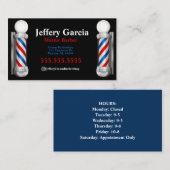 Barbier et Carte de visite de mât (Devant / Derrière)