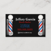 Barbier et Carte de visite de mât (Devant)