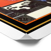 Barbier "Glam Girl" Art Déco Imprimer 12 x 16 (Coin)