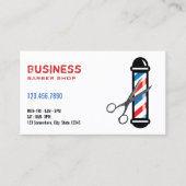 Barbier professionnel/Barbershop Cartes de visite (Devant)