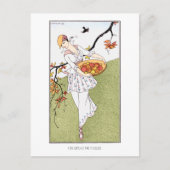 Barbier Straw Pet Franse Mode Briefkaart (Voorkant)