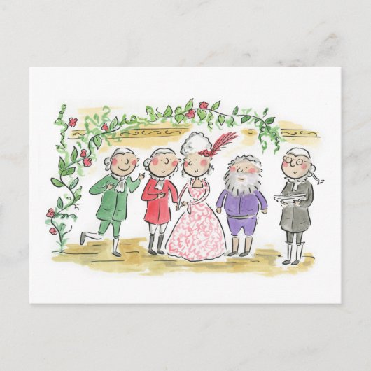 Barbier van Sevilla, bruiloft Briefkaart (Voorkant)