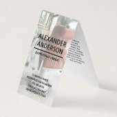 Barbiersstoel Visitekaartjes (Voorkant)