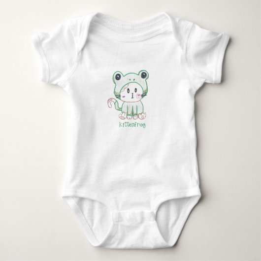 Barboteuse de Kittenfrog pour des bébés/enfants en (Devant)