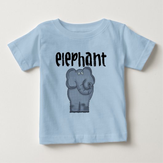 Barboteuse grise de bébé d'éléphant (Devant)