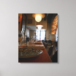 Barbounia Bar Canvas Afdruk