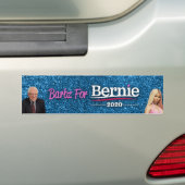 Barbz voor bernie Bumpersticker (Op auto)