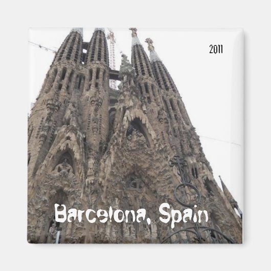 Barcelona 2011 magneet (Voorkant)