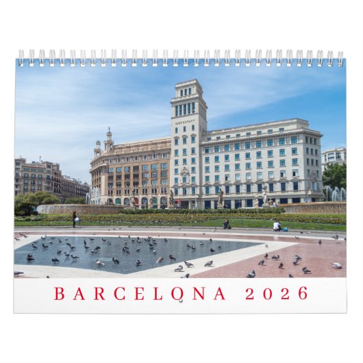 Barcelona 2026 kalender (Hoes)