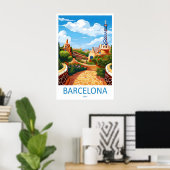 Barcelona 3 poster (Thuiskantoor)