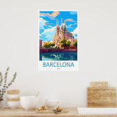 Barcelona 8 poster (Keuken)