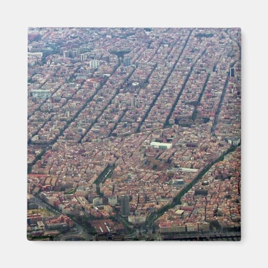 Barcelona Aerial Magneet (Voorkant)