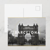 Barcelona, Arc de Triomf Briefkaart (Voorkant / Achterkant)