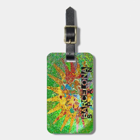 Barcelona Bagagelabel (Voorkant verticaal)