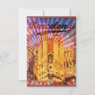 Barcelona Bedankkaart