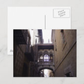 Barcelona Bridge Briefkaart (Voorkant / Achterkant)