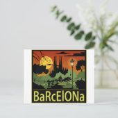 Barcelona Briefkaart (Staand voorkant)