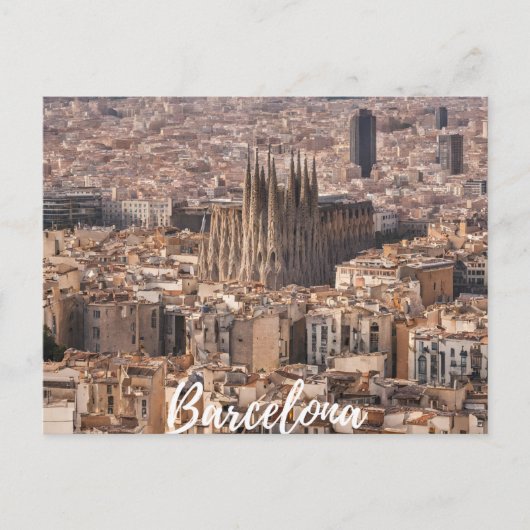 Barcelona Briefkaart (Voorkant)