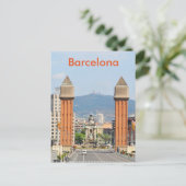 Barcelona Briefkaart (Staand voorkant)