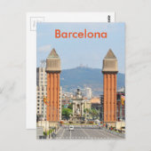 Barcelona Briefkaart (Voorkant / Achterkant)
