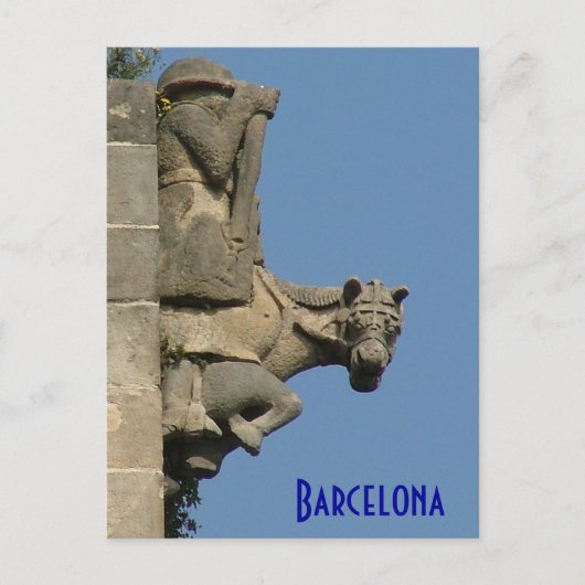 Barcelona Briefkaart (Voorkant)
